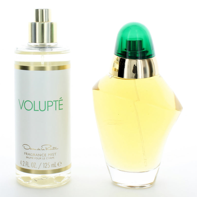 Oscar De La Renta Volupte 2-piece gift set for women, featuring elegant packaging and luxurious fragrance bottles.