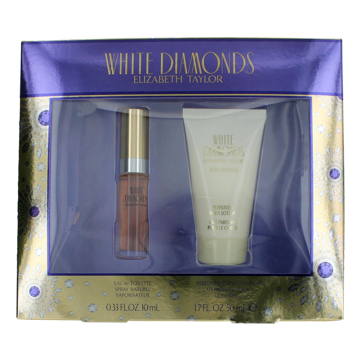 White Diamonds Elizabeth Taylor 2 Piece Travel Size Set Women - Pertinacia Perfume
