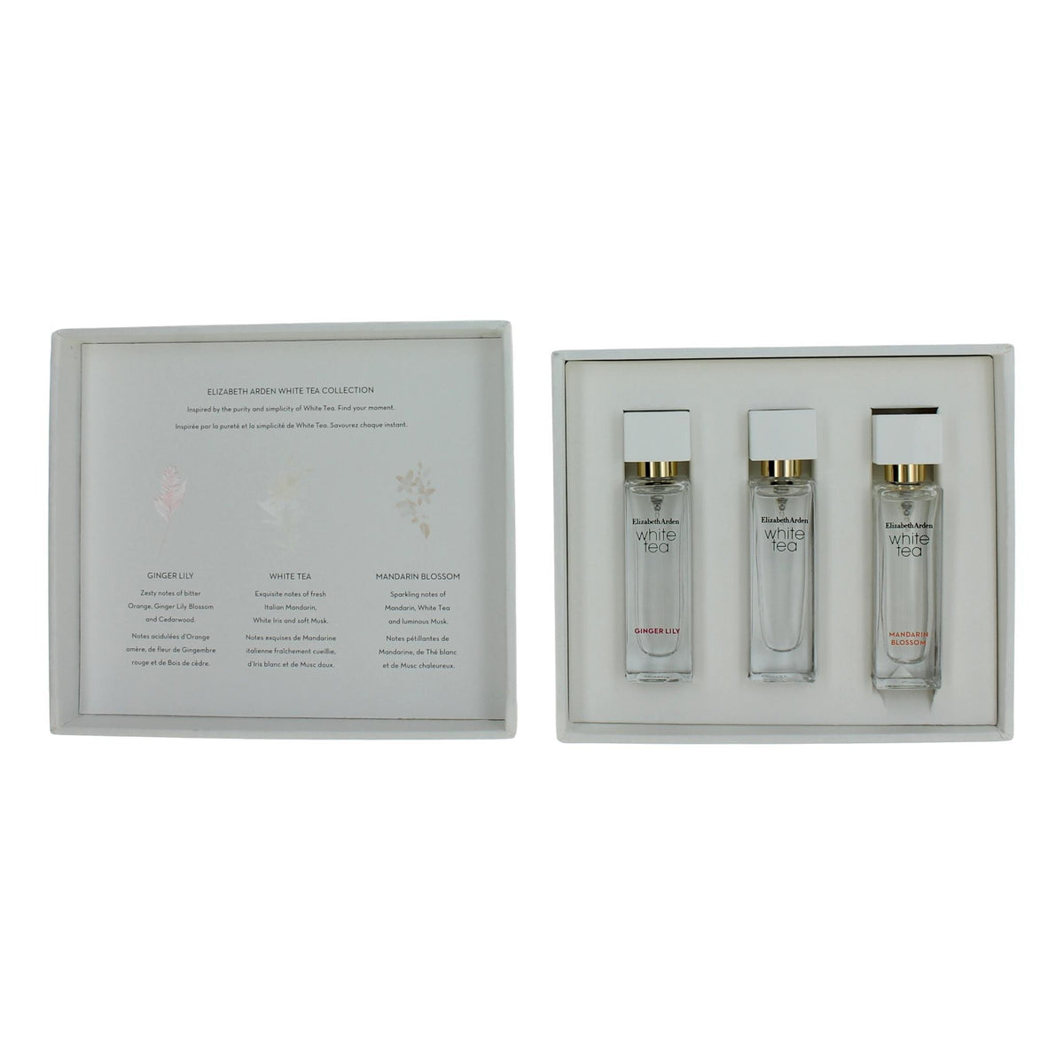 White Tea Elizabeth Arden 3 Piece Variety Gift Set Women - Pertinacia Perfume