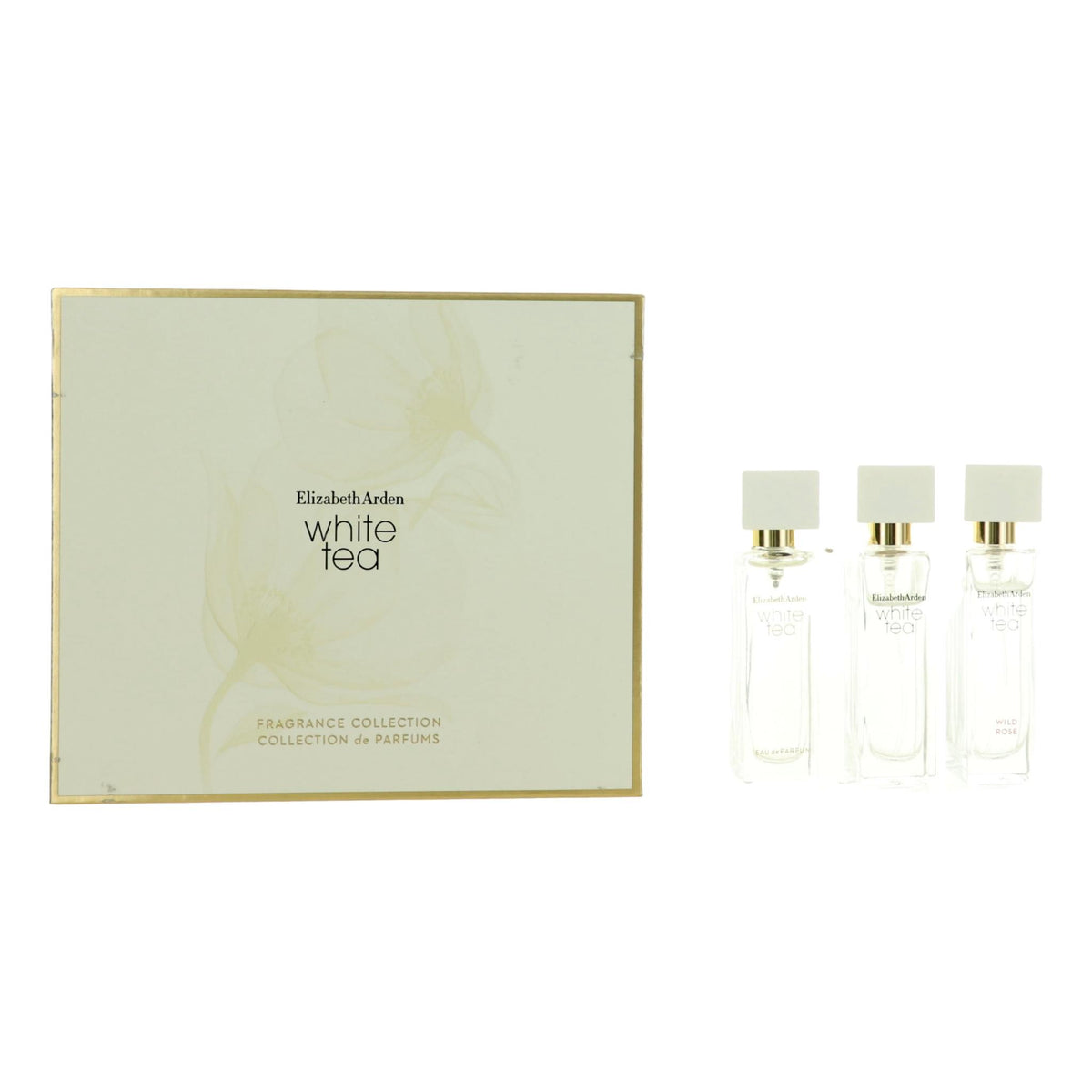 White Tea Elizabeth Arden 3 Piece Variety Set Women - Pertinacia Perfume