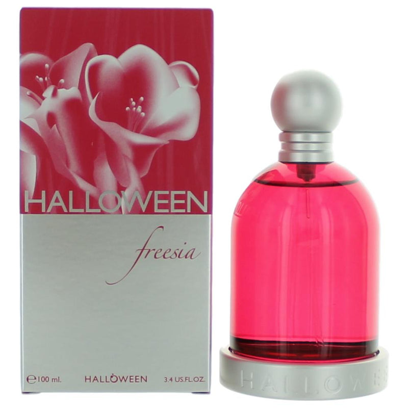 J. Del Pozo Halloween Freesia 3.4 oz women’s EDT spray with floral fragrance and elegant packaging.