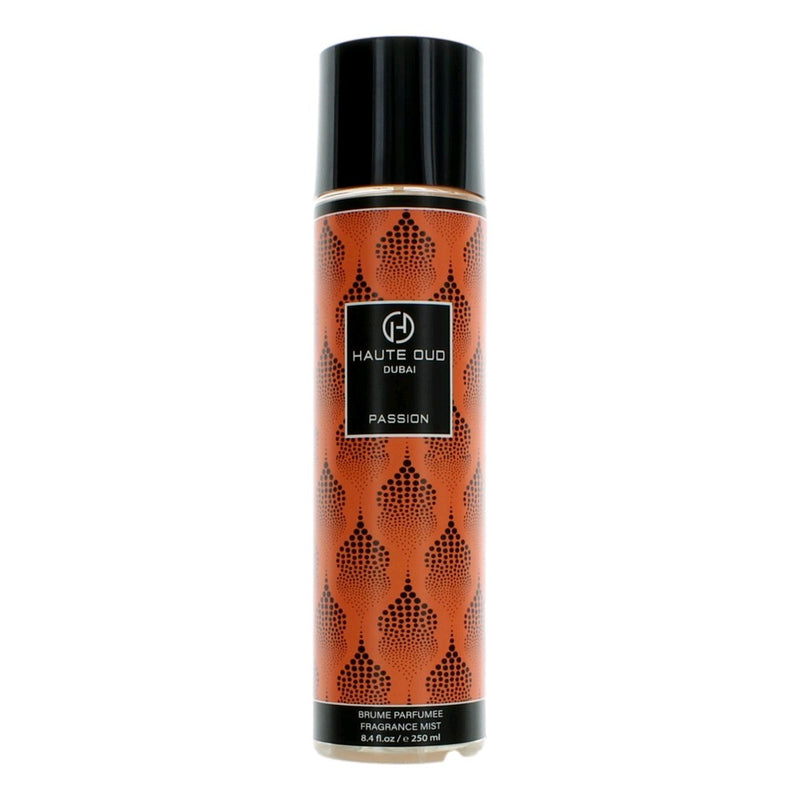 Haute Oud Passion 8.4 oz fragrance mist for women, featuring a sleek bottle with elegant branding and a floral scent.