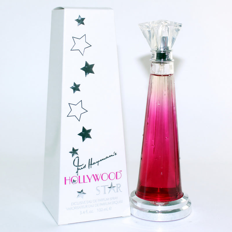 Fred Hayman Hollywood Star women’s 3.4 oz EDP spray with elegant bottle design, luxurious fragrance for women.