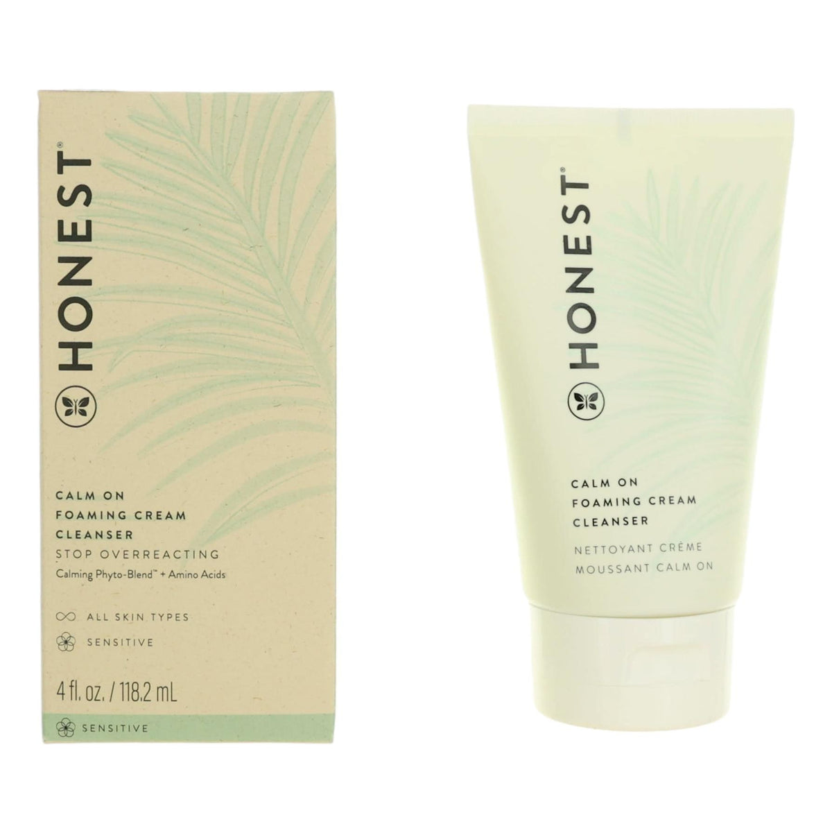 Honest Calm On Foaming Cream Cleanser Honest 4 oz Face Cleanser - Pertinacia Perfume