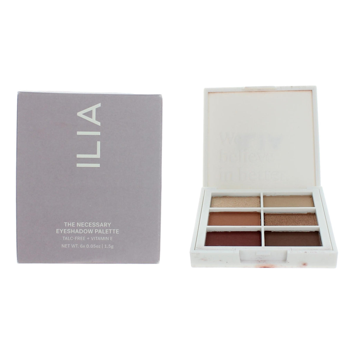 ILIA The Necessary Eyeshadow Palette 6 Shade Eyeshadow Palette - Warm Nude - Pertinacia Perfume