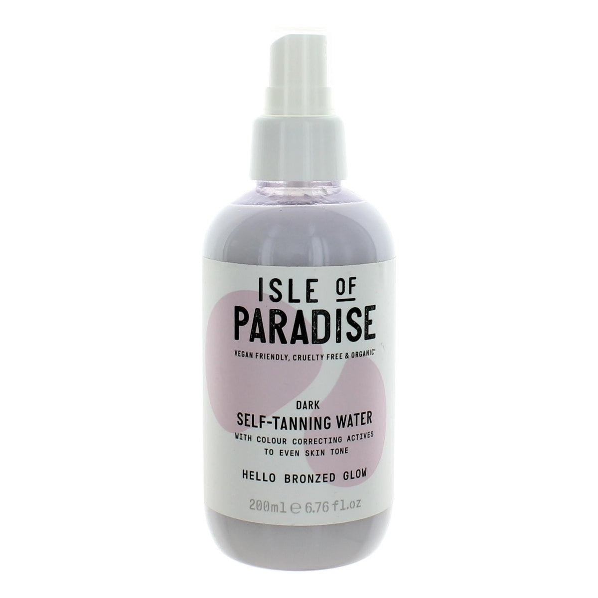 Isle of Paradise Hello Bronzed Glow 6.76 oz Self Tanning Water - Dark - Pertinacia Perfume
