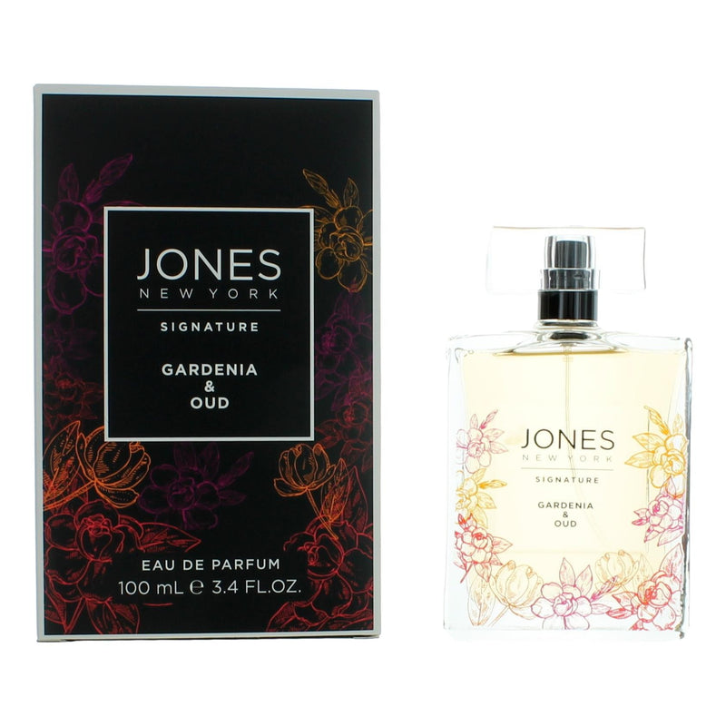 Jones New York Gardenia & Oud women’s 3.4 oz EDP spray, elegant floral and woody fragrance for women.