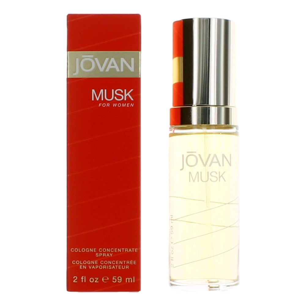 Jovan Musk Coty 2 oz Cologne Concentrate Spray Women - Pertinacia Perfume