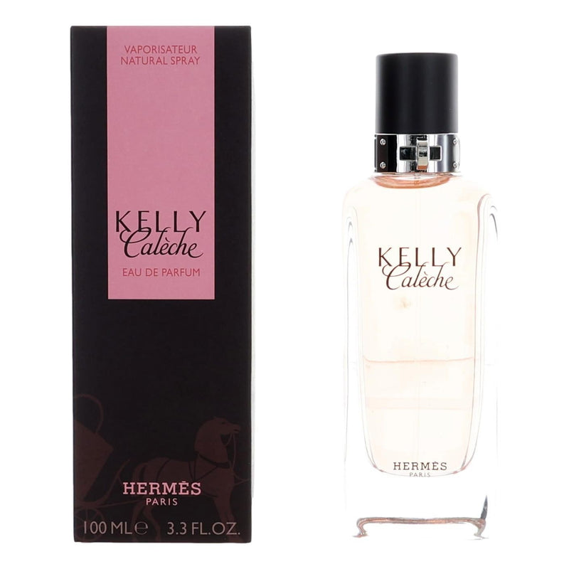Hermes Kelly Caleche 3.3 oz women’s Eau de Parfum spray bottle with elegant packaging.