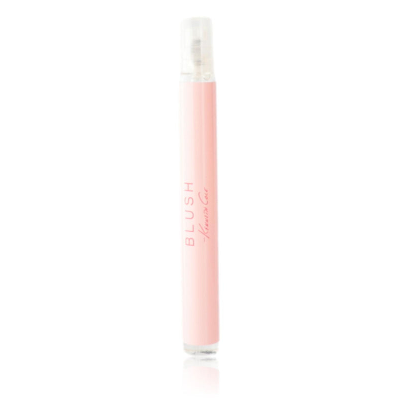 Kenneth Cole Blush women's 0.34 oz EDP spray bottle, featuring a sleek design and soft blush-colored liquid inside.