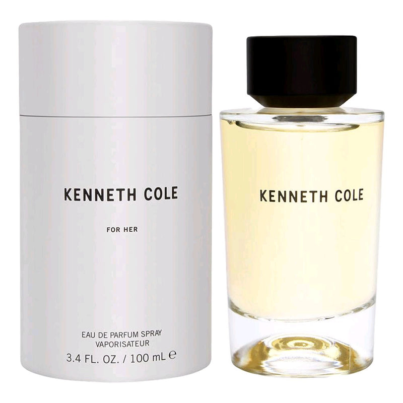 Kenneth Cole For Her 3.4 oz women’s EDP spray bottle, elegant packaging, ideal for everyday wear