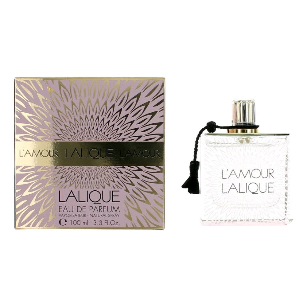 L'Amour Lalique 3.3 oz EDP Spray Women - Pertinacia Perfume