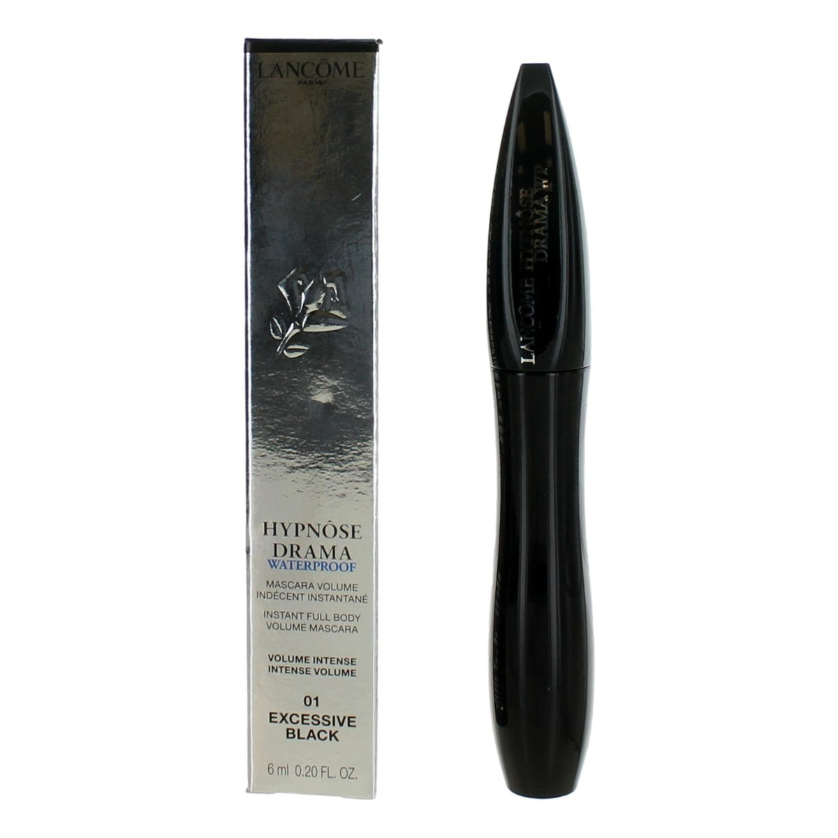 Lancome Hypose Drama 0.20oz Waterproof Volume Mascara - 01 Excessive Black - Pertinacia Perfume