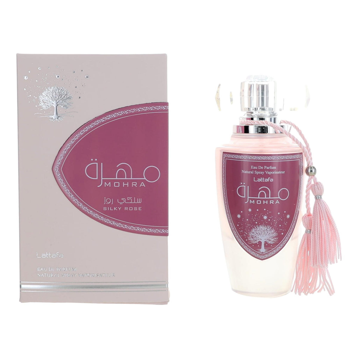 Mohra Silky Rose by Lattafa, 3.4 oz EDP Spray for Women