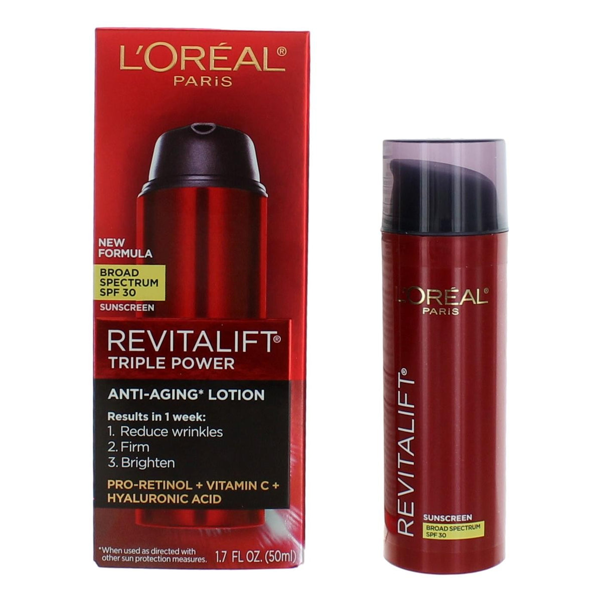 L'Oreal Revitalift Triple Power L'Oreal 1.7oz Anti-Aging Lotion SPF 30 - Pertinacia Perfume