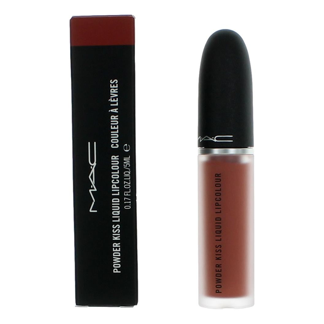 MAC Powder Kiss Liquid Lipcolor MAC .17 oz Lipstick- 989 Mull It Over - Pertinacia Perfume