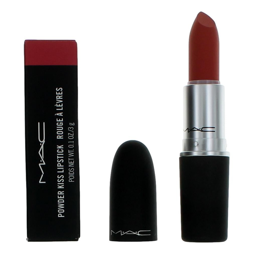 MAC Powder Kiss Lipstick MAC .1 oz Lipstick- 928 Sheer Outrage - Pertinacia Perfume