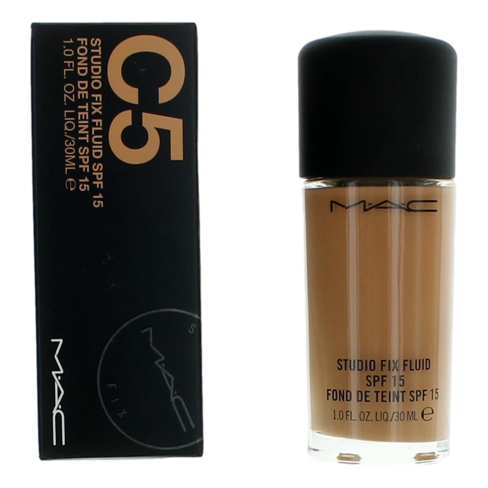 MAC Studio Fix Fluid MAC 1 oz Foundation SPF15- C5 - Pertinacia Perfume