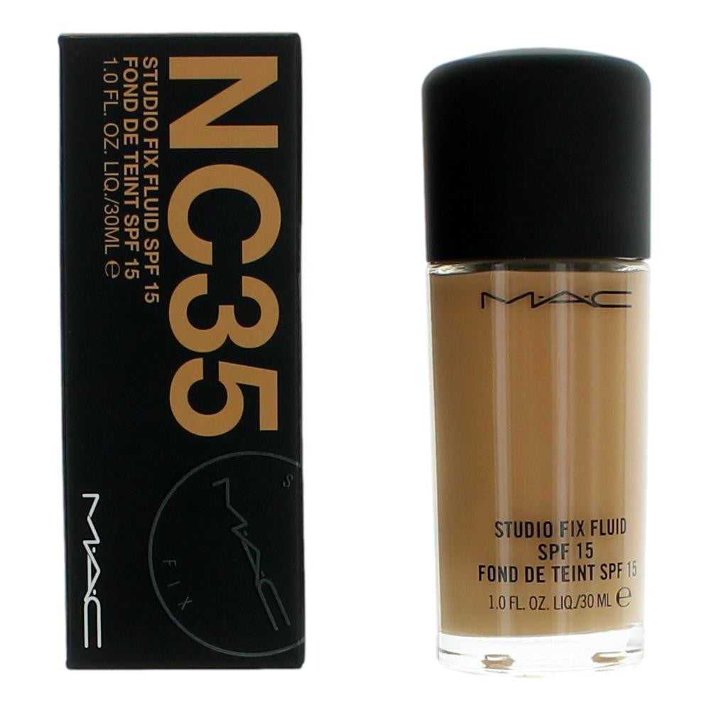MAC Studio Fix Fluid MAC 1 oz Foundation SPF15- NC35 - Pertinacia Perfume