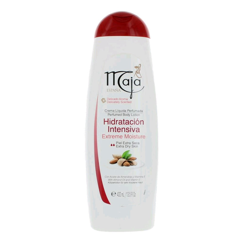 Maja by Maja Extreme Moisture Perfumed Body Lotion for Women, 13.5 oz bottle with elegant packaging, physical product display.