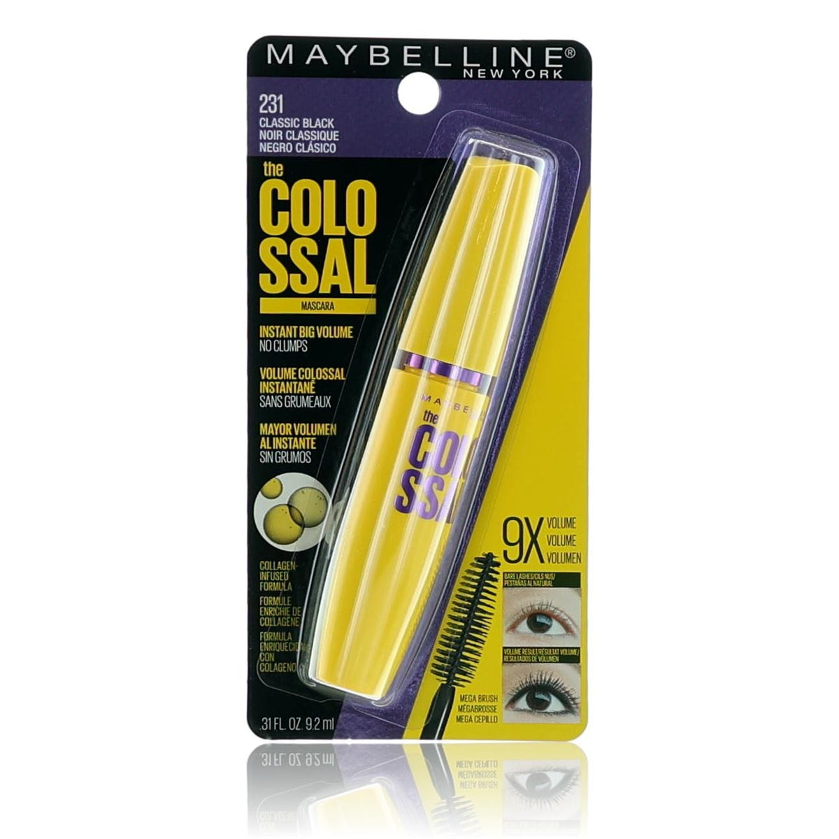 Maybelline The Colossal Mascara 0.31oz Mascara - 231 Classic Black - Pertinacia Perfume