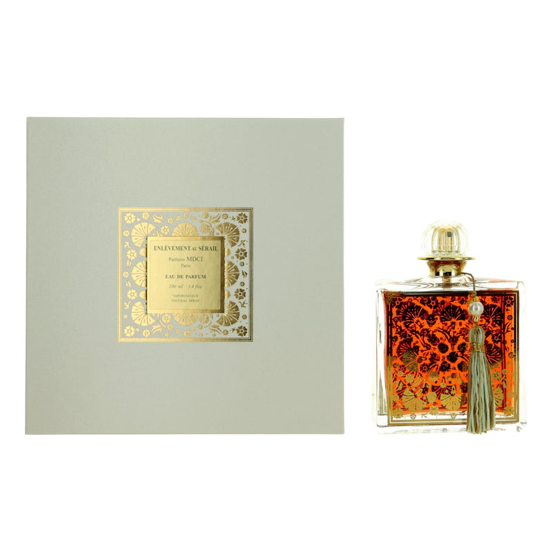 Parfums MDCI Enlevement au Serail 3.4 oz women's EDP spray bottle on a white background