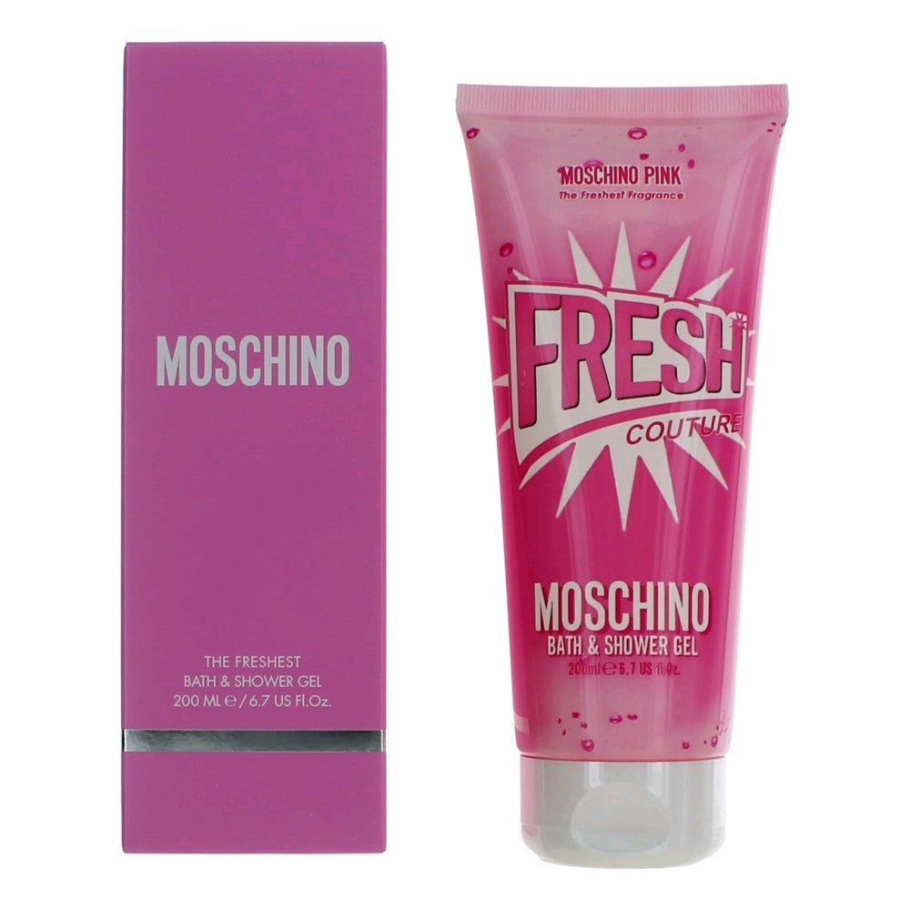 Moschino Pink Fresh Couture Moschino 6.7oz Bath and Shower Gel women - Pertinacia Perfume