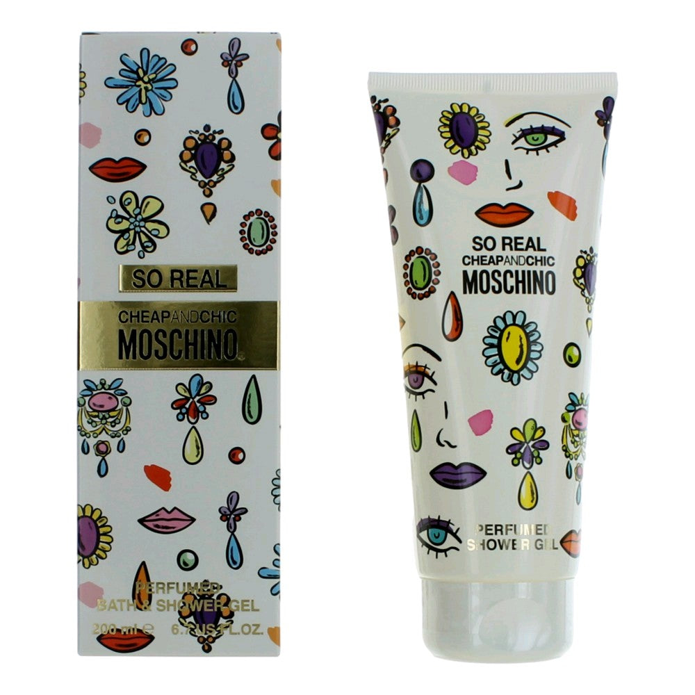 Cheap & Chic So Real Moschino 6.7 oz Shower Gel Women - Pertinacia Perfume