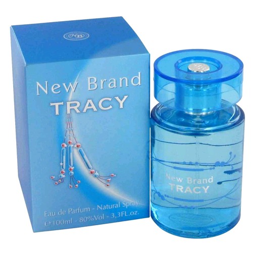 Tracy by New Brand 3.3 oz women's eau de parfum spray with elegant bottle design and floral scent.