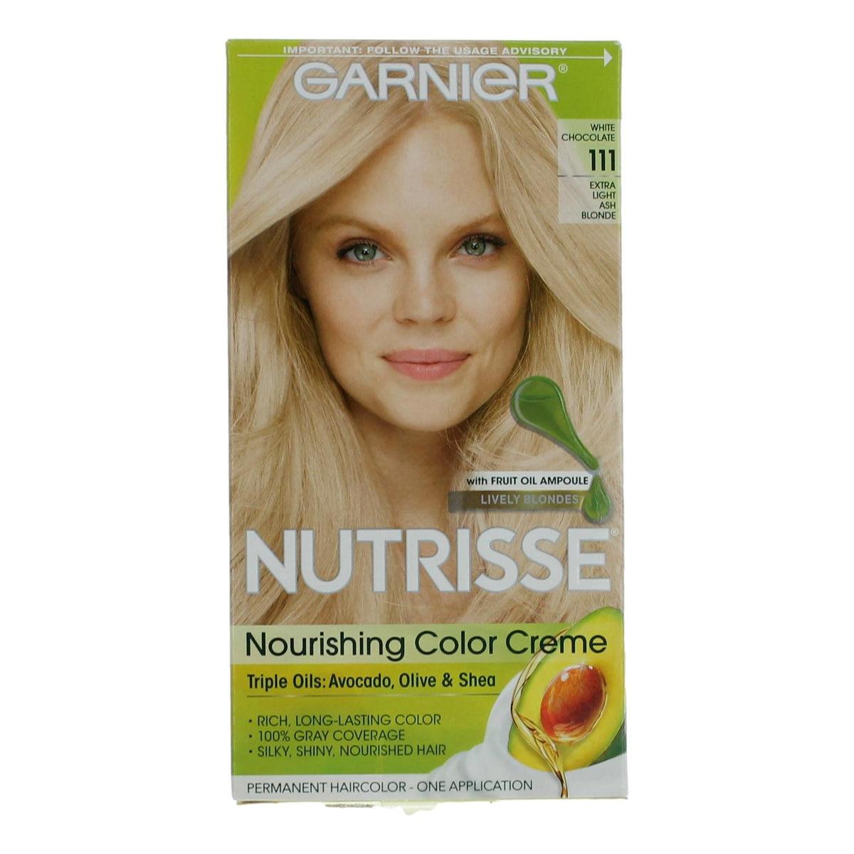 Garnier Hair Color Nutrisse Coloring Creme Garnier Hair Color- White Chocolate 111 - Pertinacia Perfume
