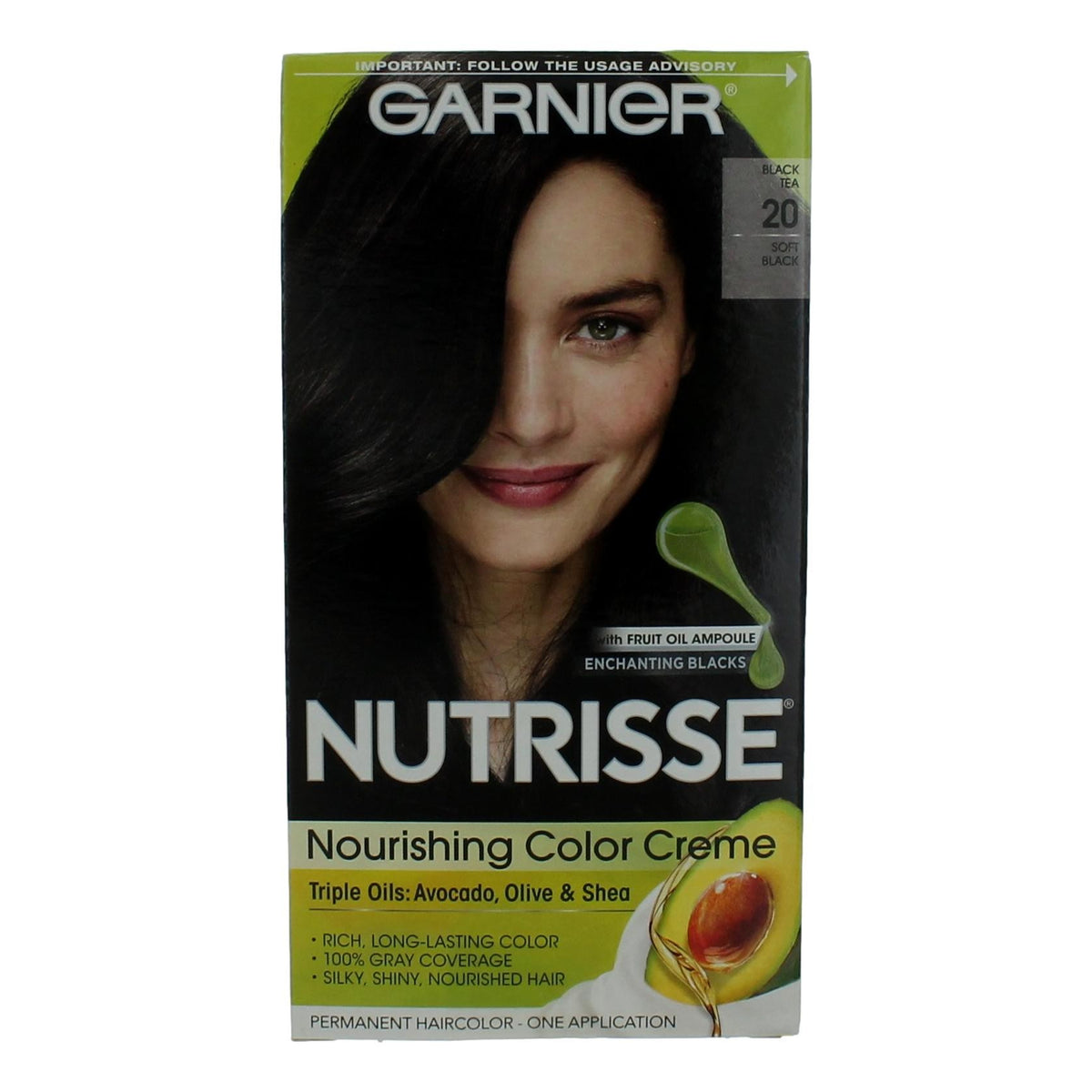 Garnier Hair Color Nutrisse Coloring Creme Garnier Hair Color- Black Tea 20 - Pertinacia Perfume