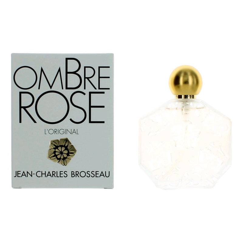 Jean-Charles Brosseau Ombre Rose 1.7 oz EDT spray for women, featuring a floral bottle design and soft pink accents.