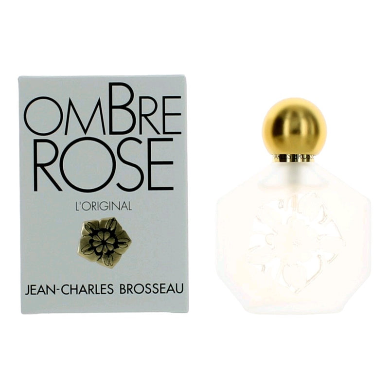 Ombre Rose by Jean-Charles Brosseau 1 oz women’s EDT spray with a sleek glass bottle and floral design.
