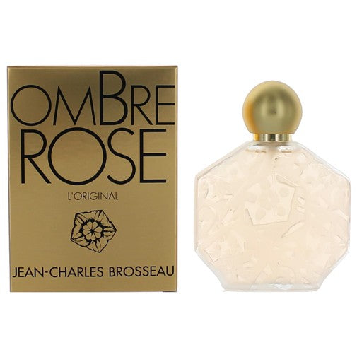 Ombre Rose Jean-Charles Brosseau 2.5 oz women’s EDP spray bottle with elegant floral design and pink accents.