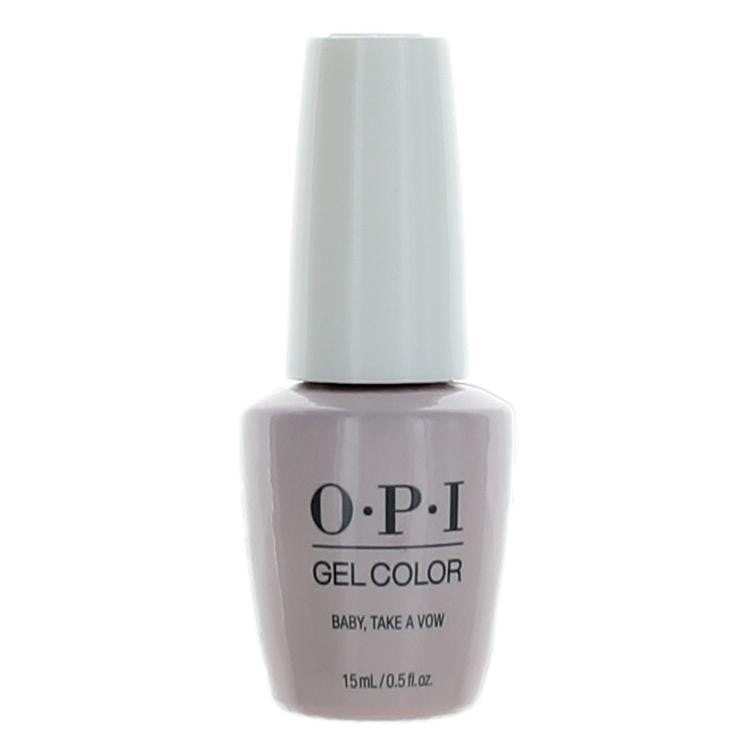 OPI Gel Nail Polish in Baby Take A Vow, 0.5 oz, vibrant pink gel color for manicures and nail art.