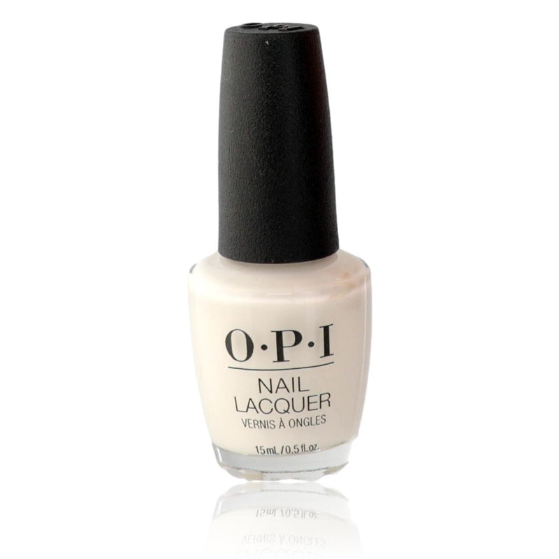 OPI Nail Lacquer in Funny Bunny, 0.5 oz bottle, showing soft pastel pink nail polish with smooth, glossy finish.
