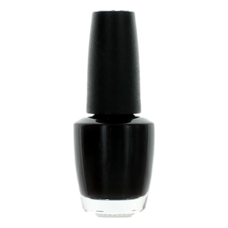 OPI Nail Lacquer in Lincoln Park After Dark, 0.5 oz bottle of deep, dark purple nail color with glossy finish.