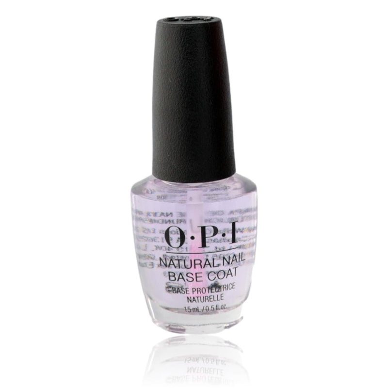 OPI Nail Lacquer base coat in 0.5 oz bottle, smooth professional nail color for base coating and nail protection.