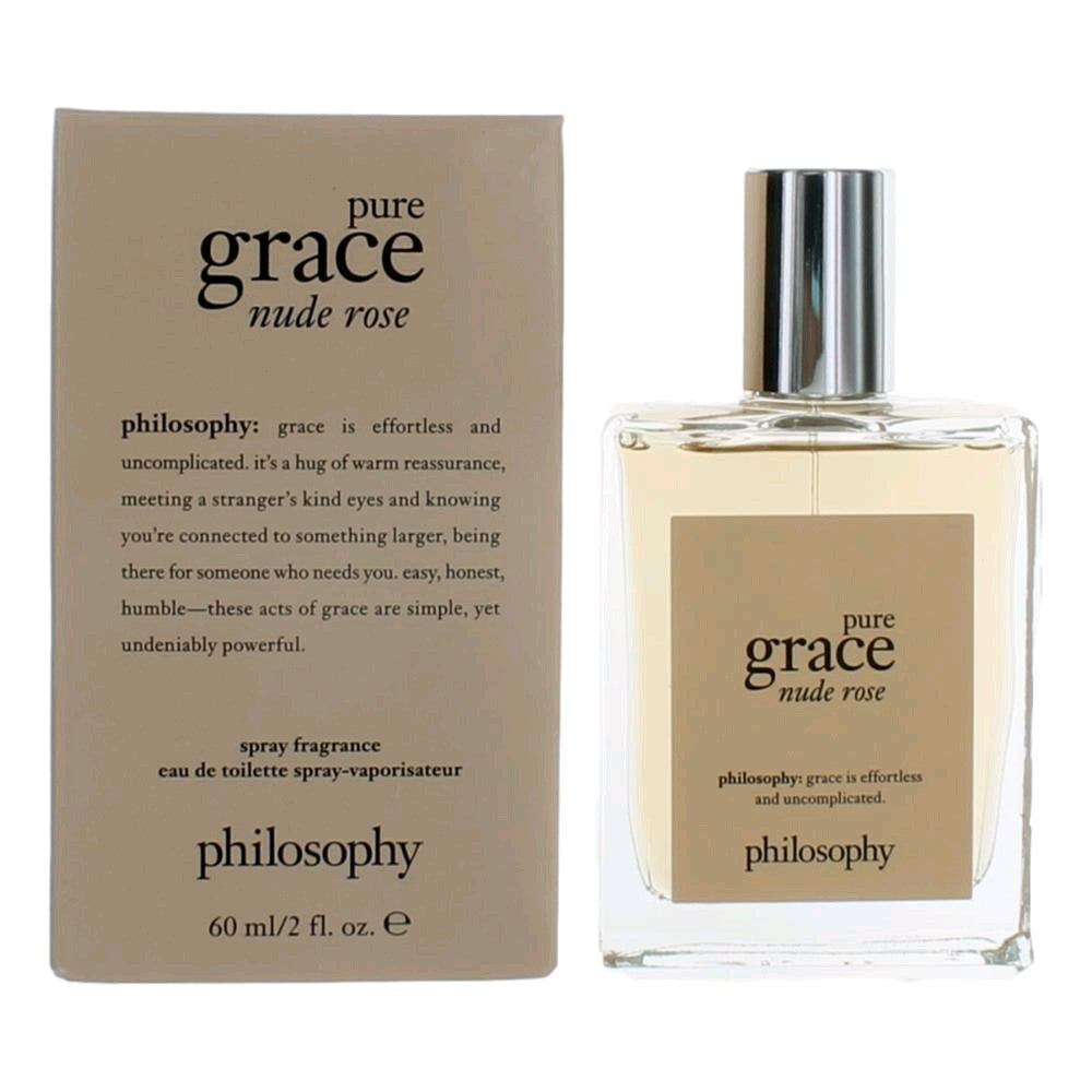 Pure Grace Nude Rose Philosophy 2 oz EDT Spray Women - Pertinacia Perfume