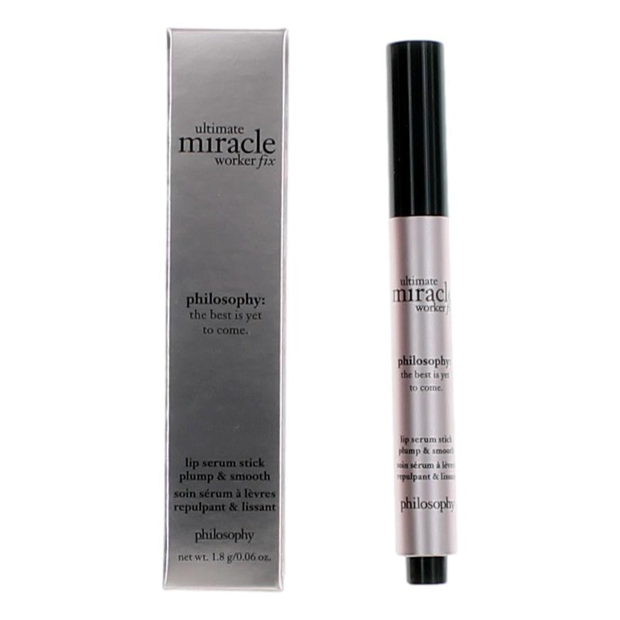 Ultimate Miracle Worker Fix Philosophy 0.06oz Lip Serum Stick Unisex - Pertinacia Perfume