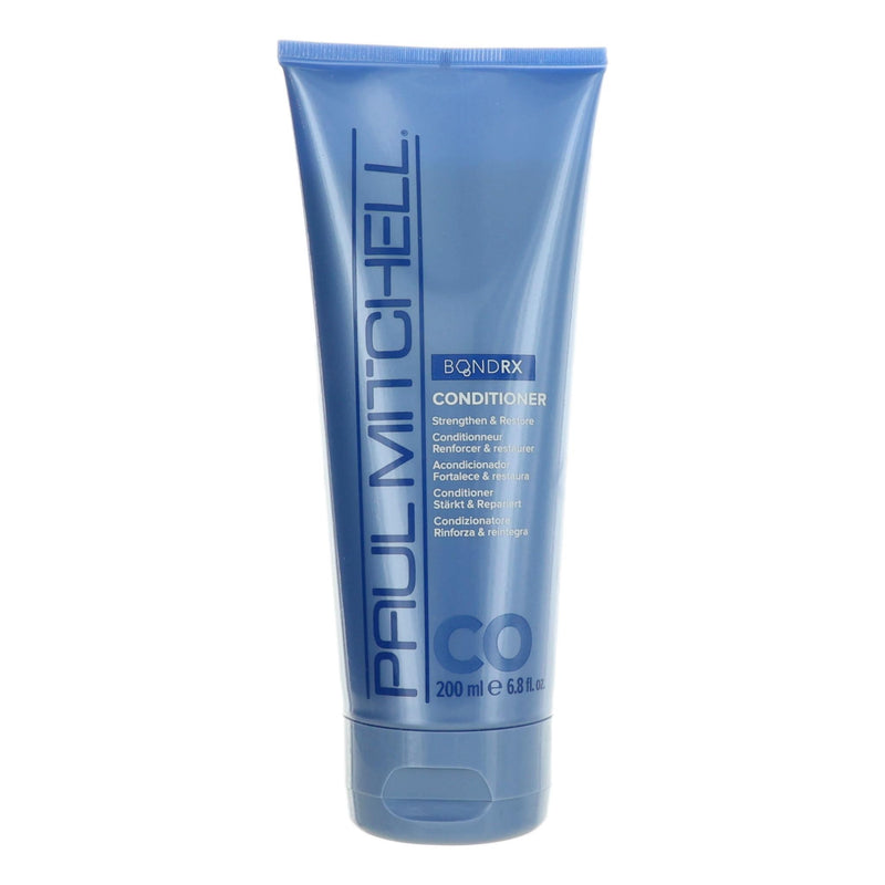 Paul Mitchell Bond Rx conditioner in 6.8 oz bottle, physical hair treatment for strengthening and repairing hair.