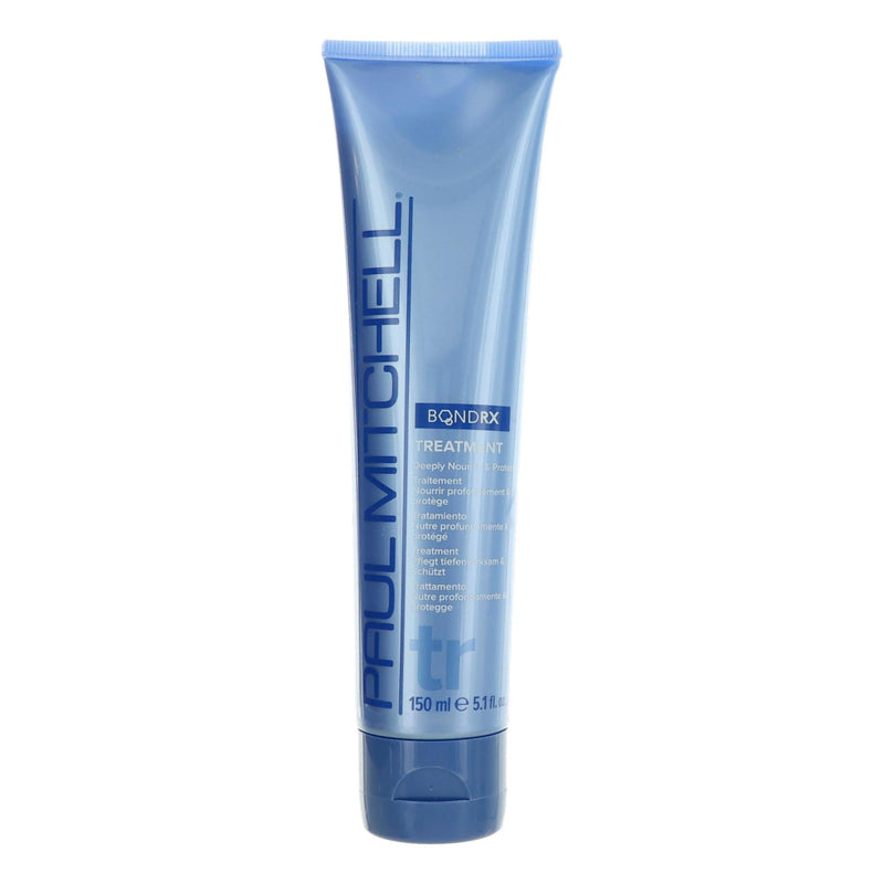 Paul Mitchell Bond Rx physical treatment in 5.1 oz bottle, designed to strengthen and repair hair.