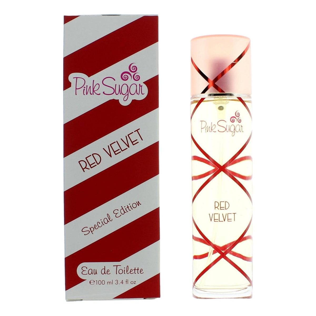 Pink Sugar Red Velvet Special Edition Aquolina 3.4oz EDT Spray women - Pertinacia Perfume