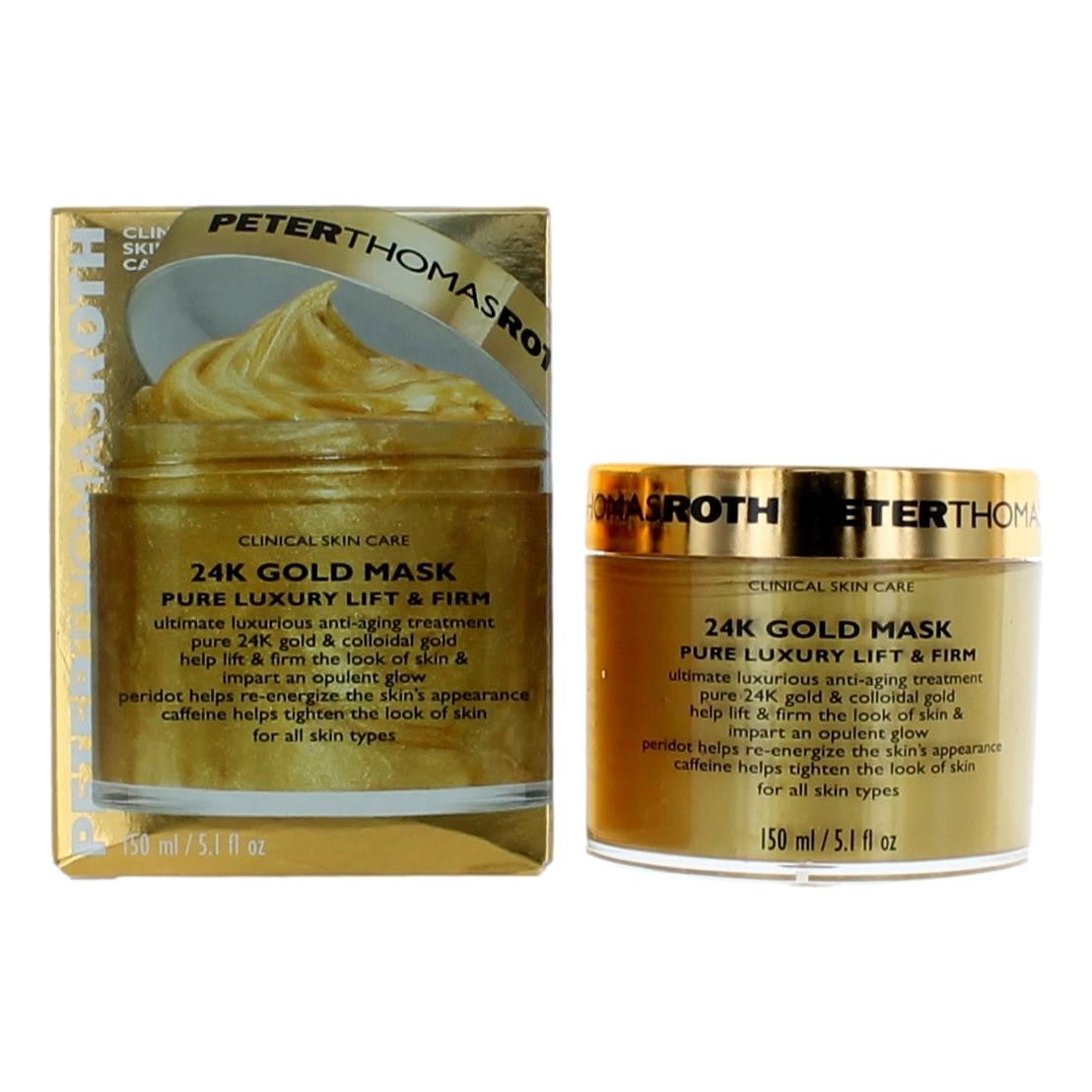 Peter Thomas Roth 24K Gold Mask 5.1oz Pure Luxury Lift & Firm Mask - Pertinacia Perfume