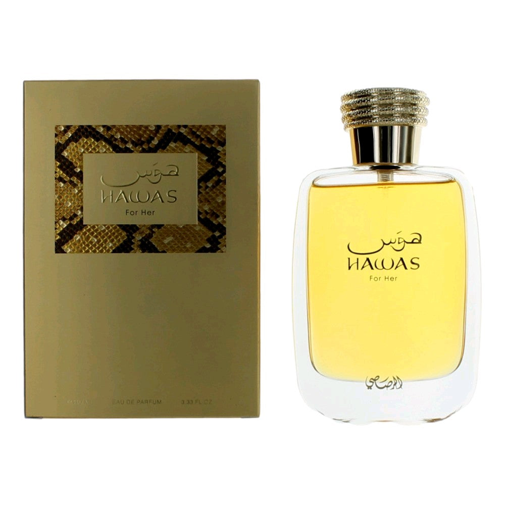 Hawas Rasasi 3.3 oz EDP Spray Women - Pertinacia Perfume