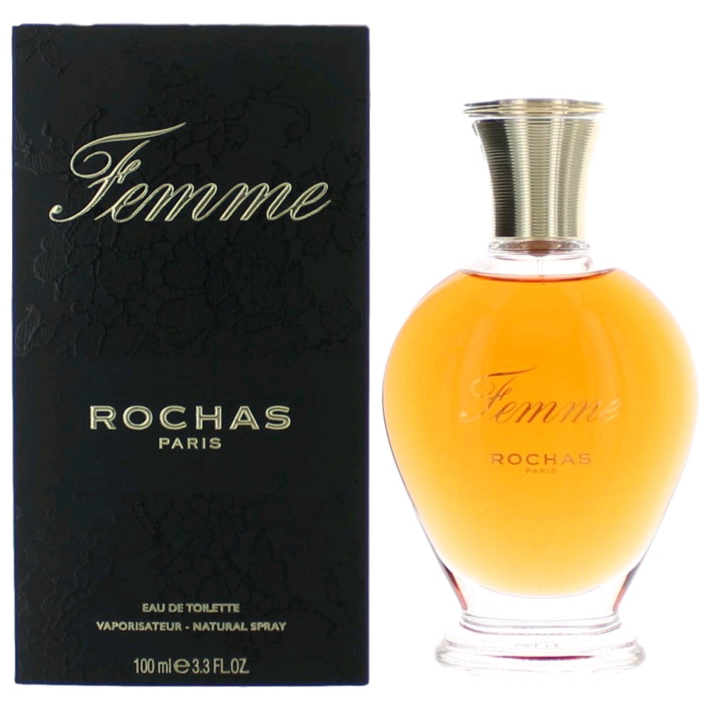 Femme Rochas 3.3 oz EDT Spray Women - Pertinacia Perfume