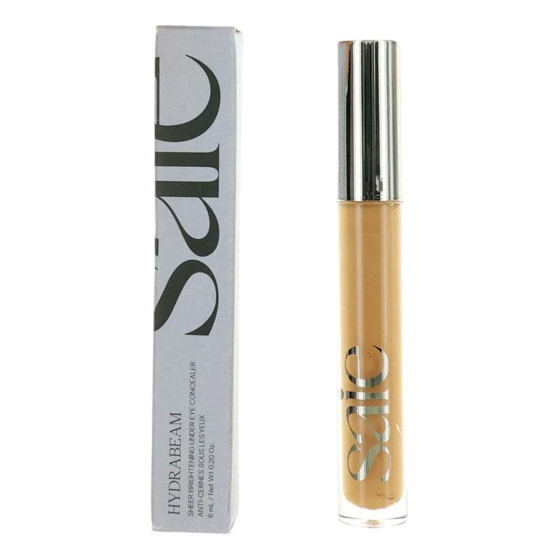 Saie Hydrabeam brightening and hydrating under eye concealer in 0.2 oz container, physical formula, natural skin tone.