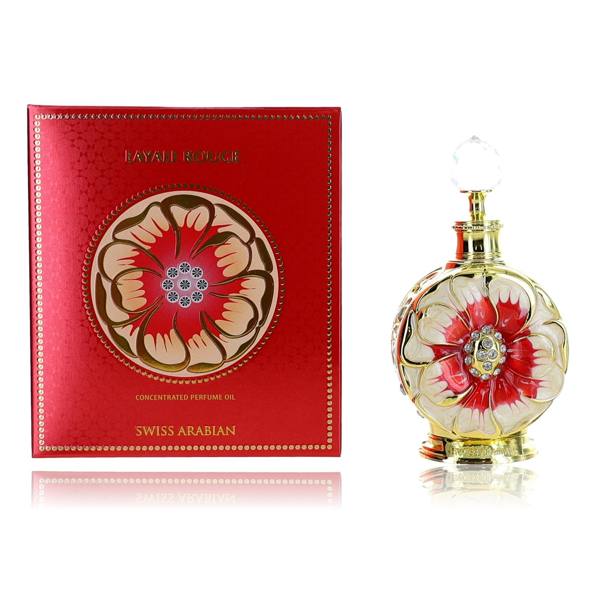 Layali Rouge Swiss Arabian 0.5oz Concentrated Perfume Oil women - Pertinacia Perfume