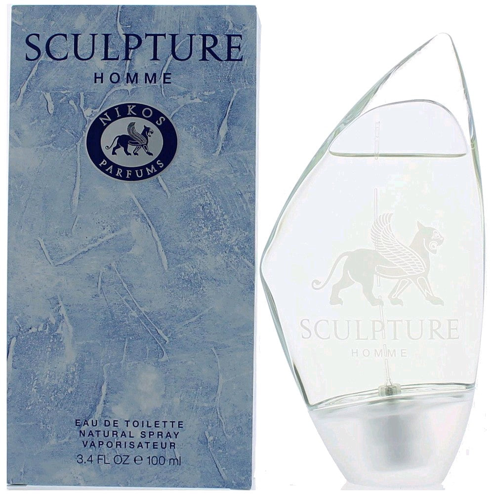 Sculpture Homme Nikos 3.4 oz EDT Spray Men - Pertinacia Perfume