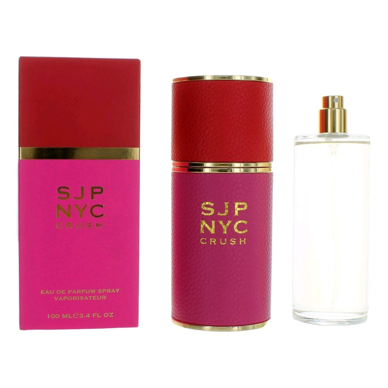 Sarah Jessica Parker SJP NYC Crush 3.4 oz women's EDP spray bottle with floral and citrus notes.